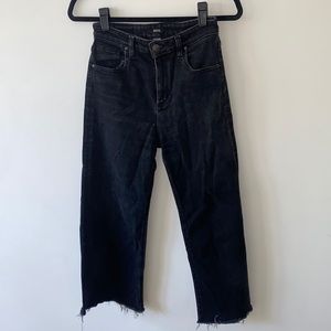 Urban Outfitters BDG high waisted cropped flare black jeans